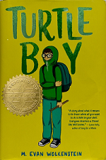 Cover art for Turtle Boy (Delacorte, 2020)